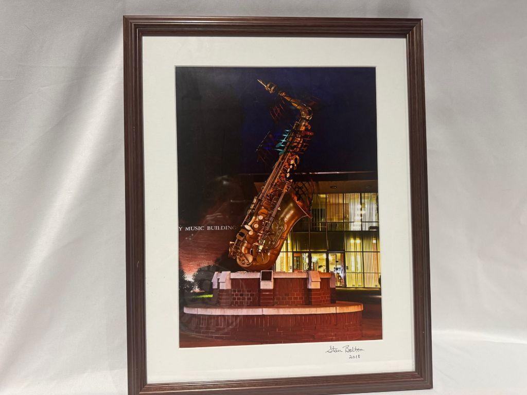 Framed “Super Sax at Mauney” Photo ̵...