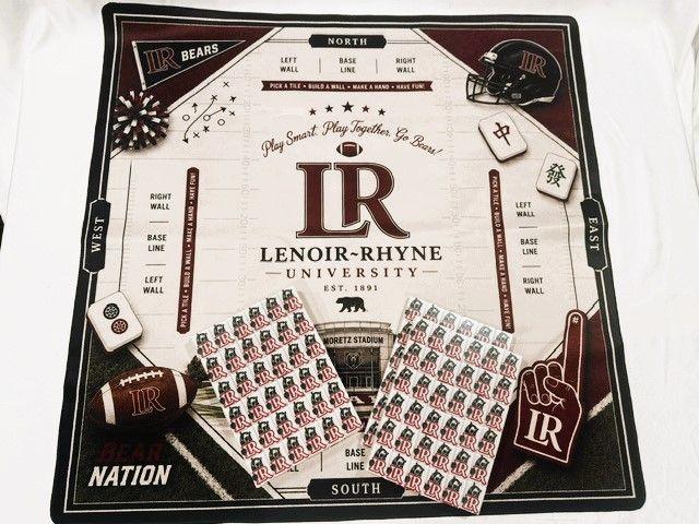 Lenoir-Rhyne Football Themed Mahjong Set