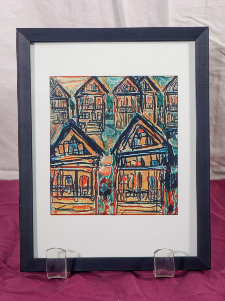 Houses - Digital Print by Janet Foster