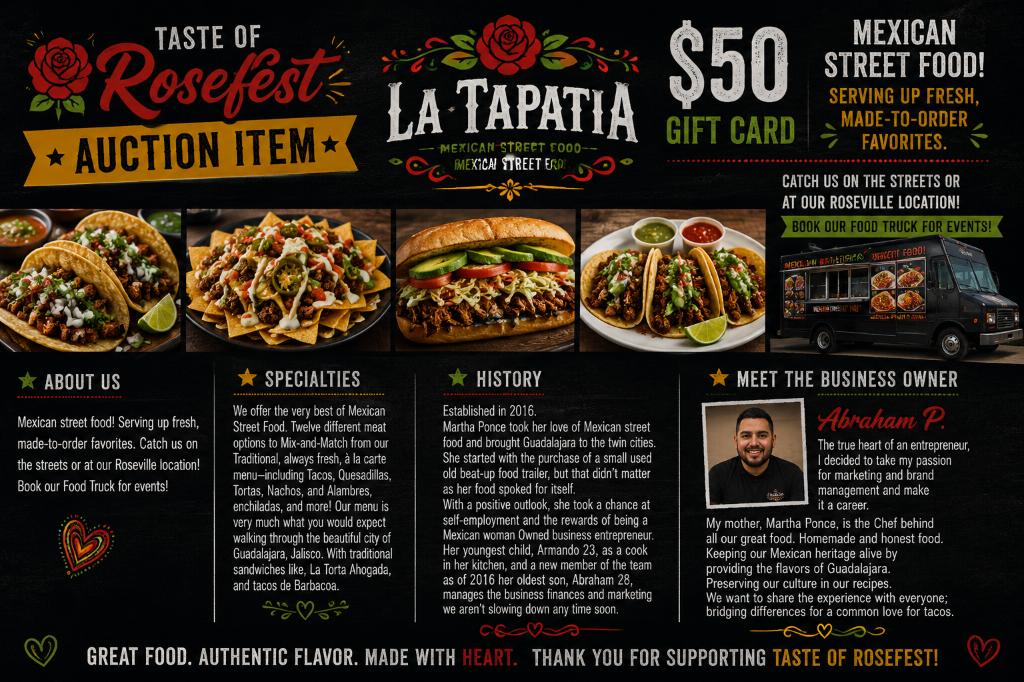 $50 Gift Card to La Tapatia