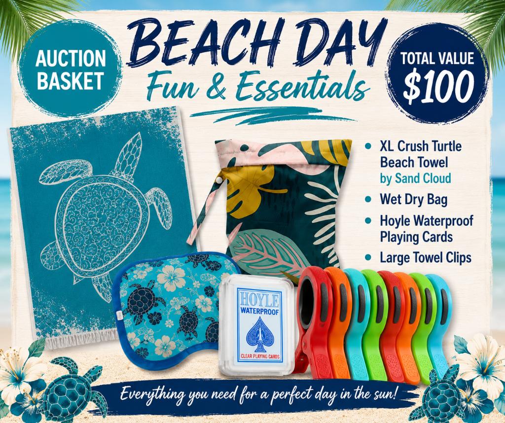 BEACH DAY FUN IS UP FOR BID!