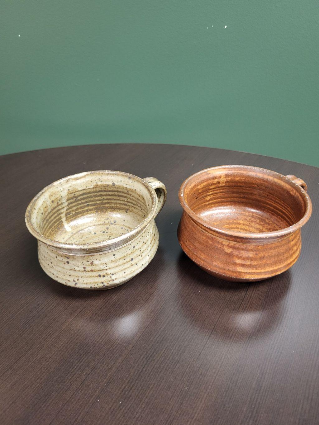 Peter Leach Stoneware Mugs
