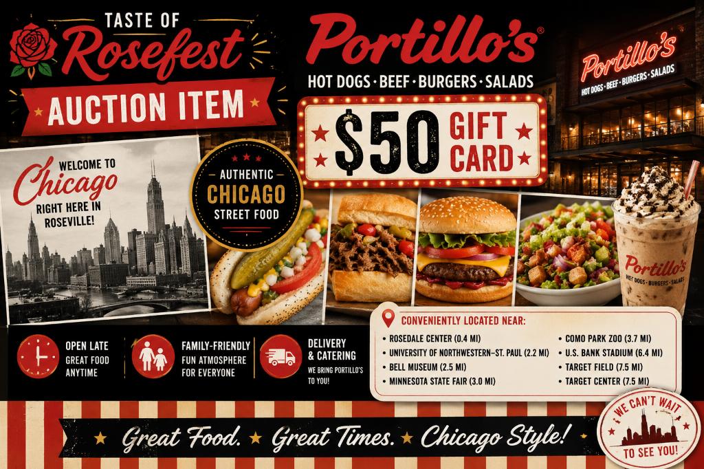 $50 Portillo's Gift Card