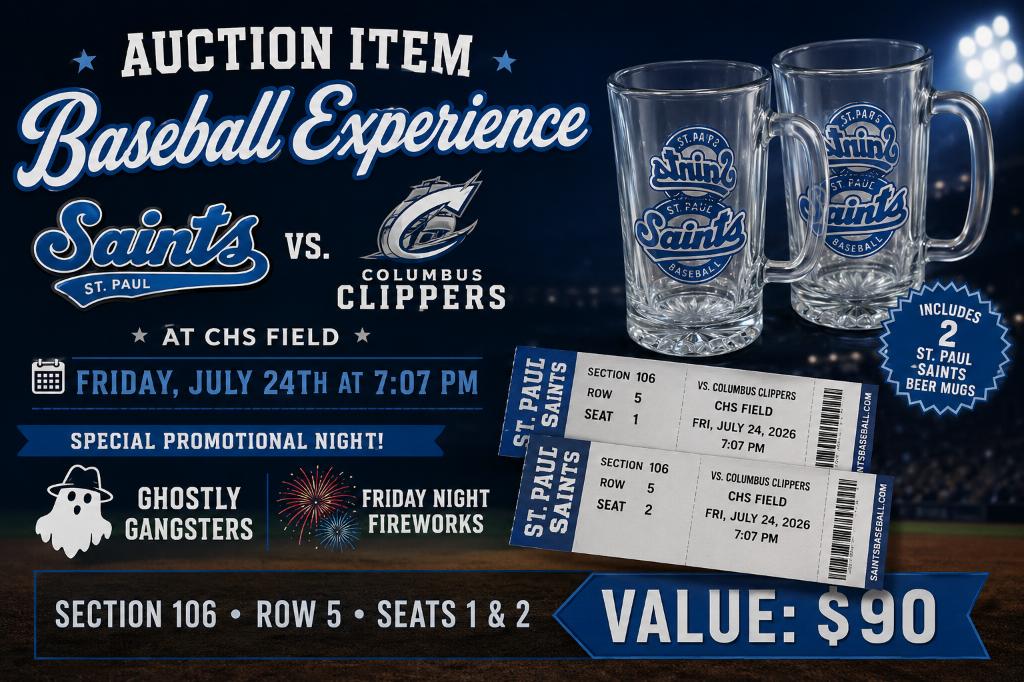 Saint Paul Saints Baseball - Seats  Friday July 24