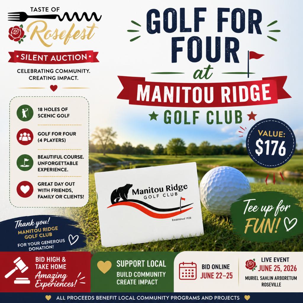Golf for Four at Manitou Ridge Golf Club