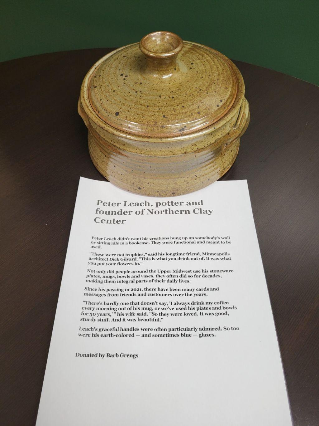 Potter Bowl by Peter Leach