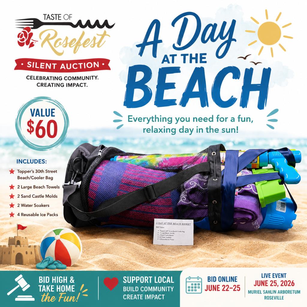 A Day at the Beach Basket