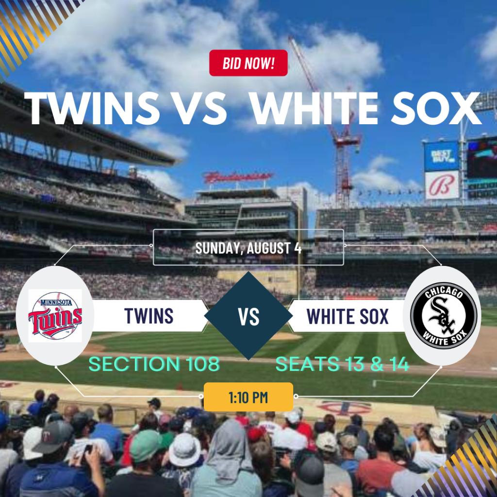 MN Twins Tickets August 4