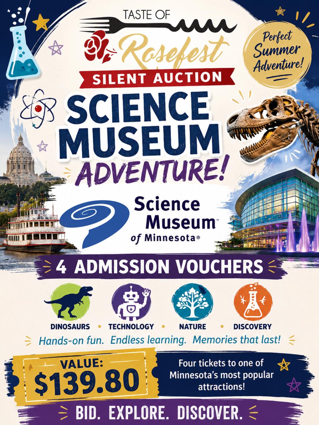 Discover, Explore & Imagine! – 4 Tickets t...