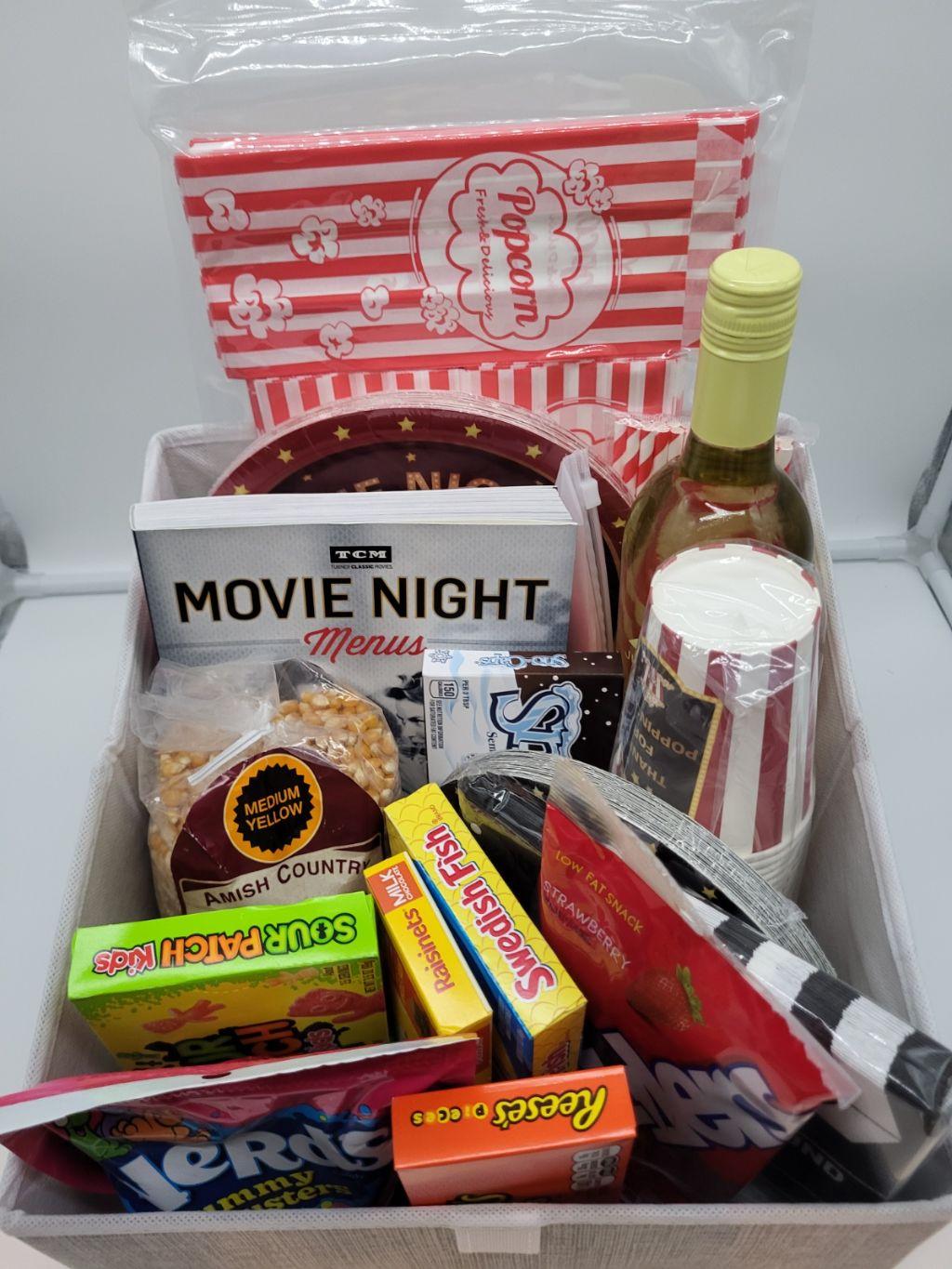 Cinema Night In Gift Basket