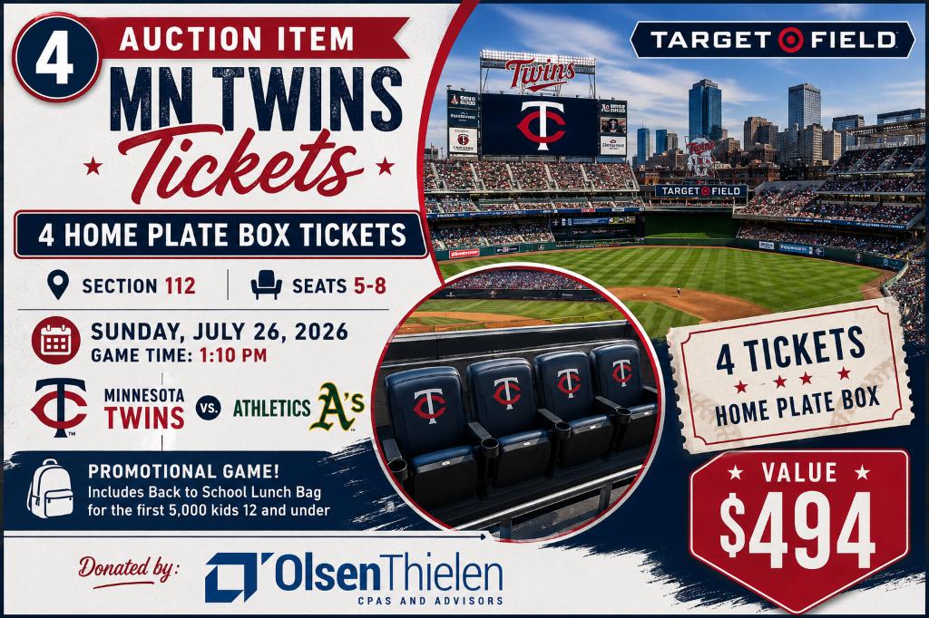 MN Twins Tickets July 26