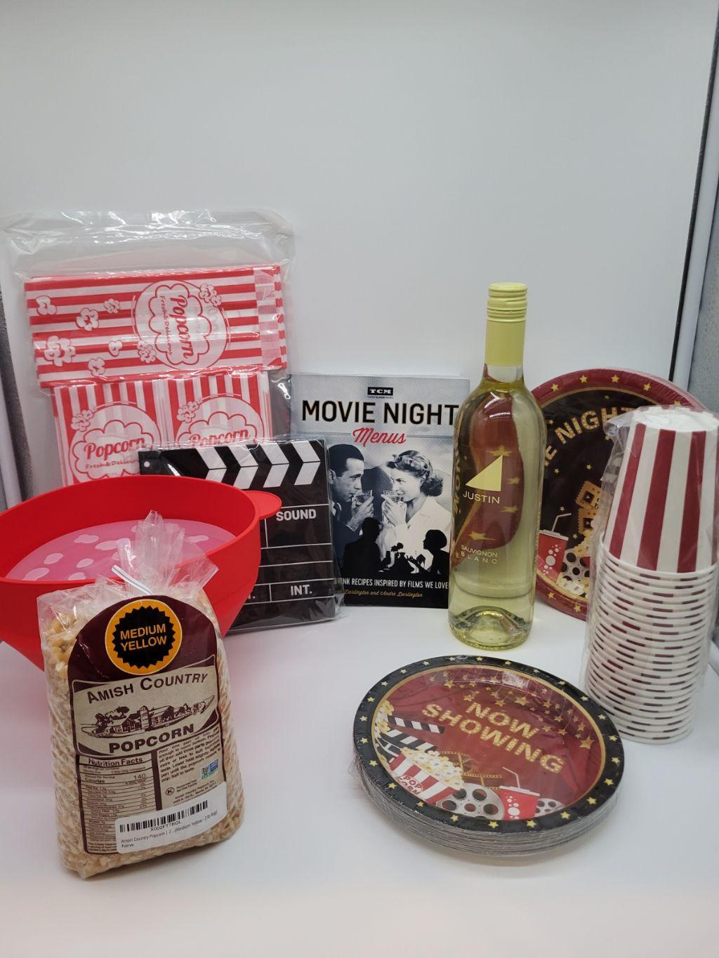 Cinema Night In Gift Basket