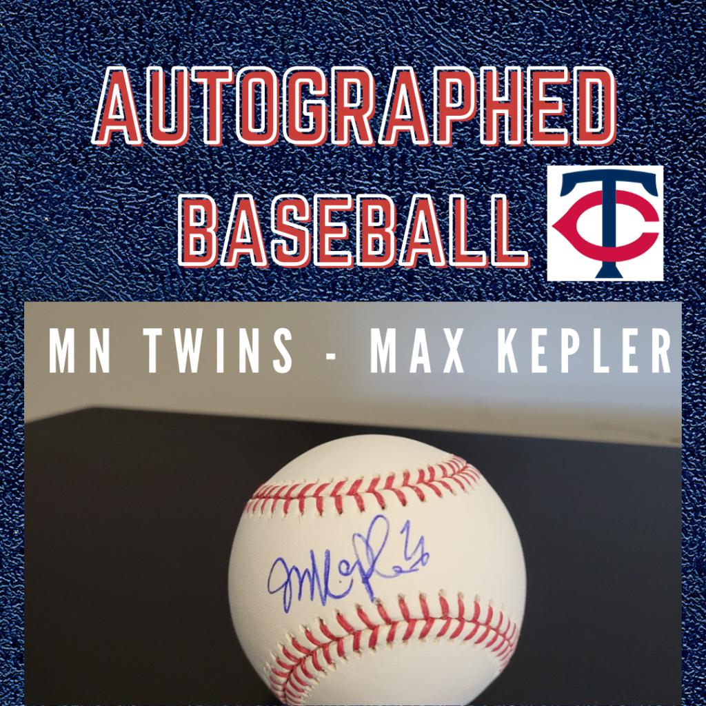 Max Kepler Minnesota Twins Autographed Baseball