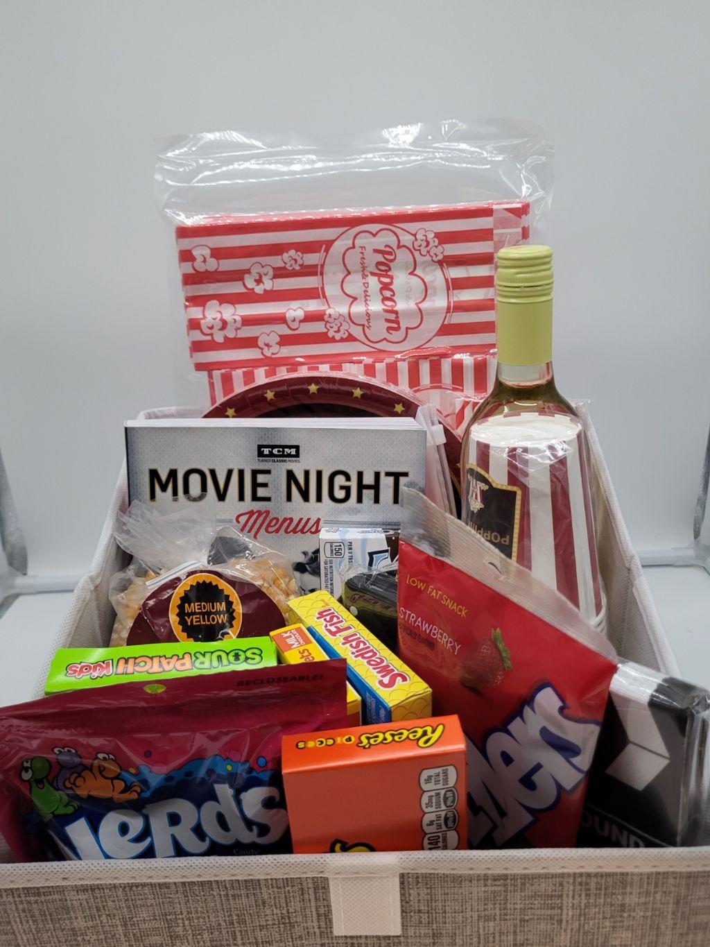 Cinema Night In Gift Basket