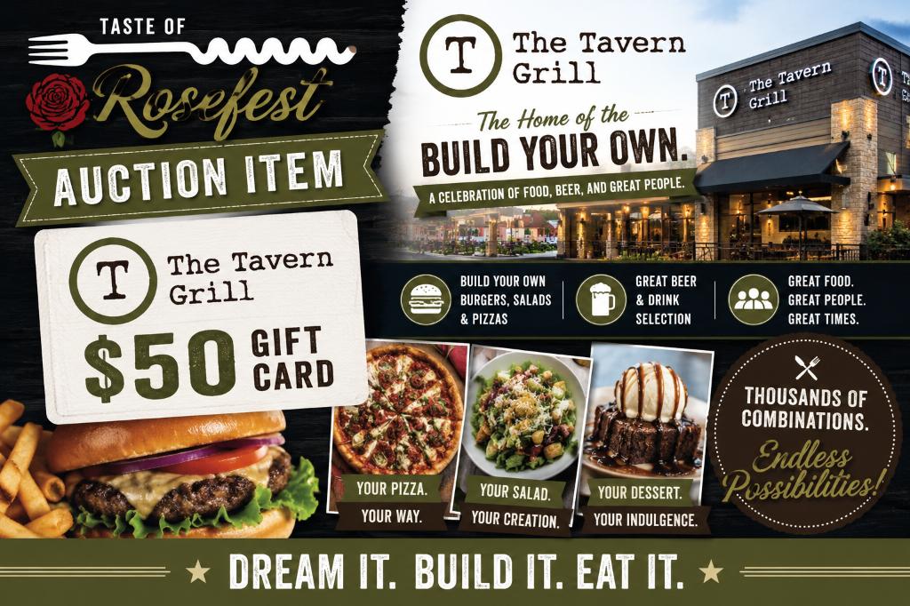 $50 Gift Card to The Tavern Grill