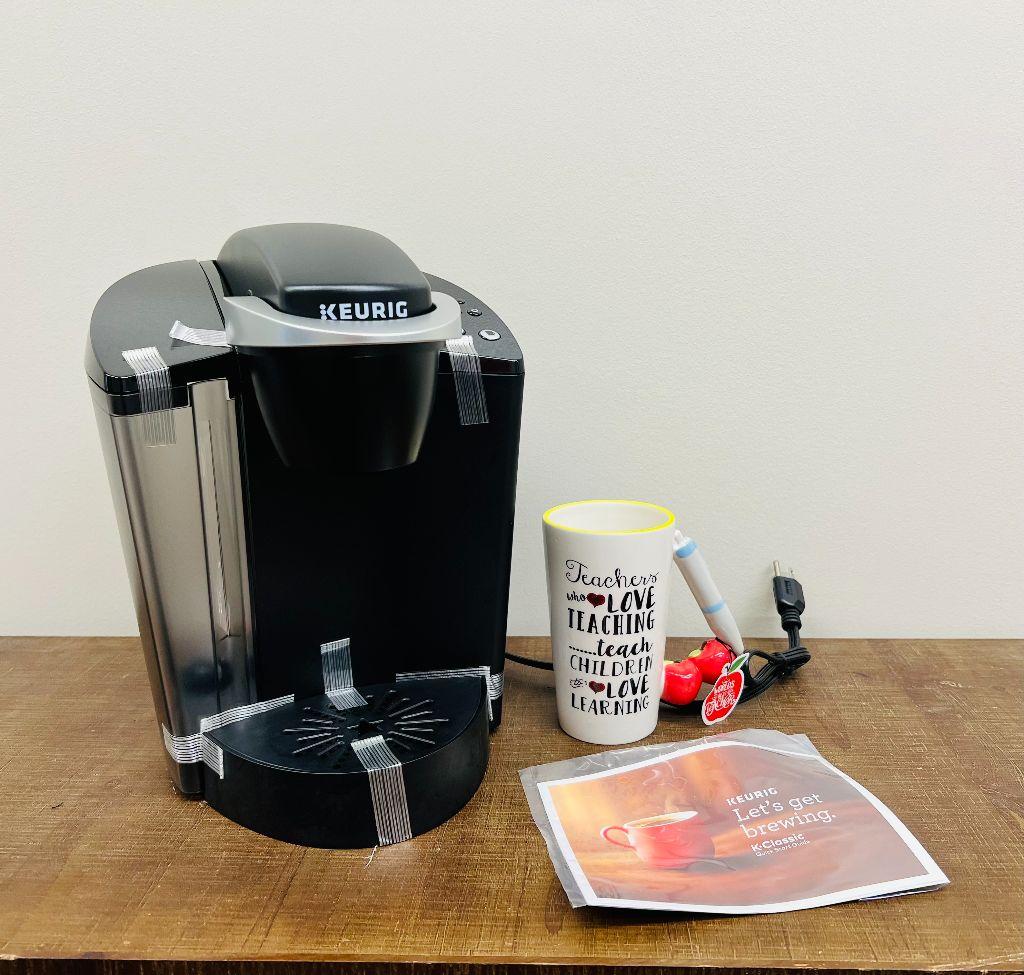 Keurig K-50 Classic Black Coffee Maker w/Teacher's C...