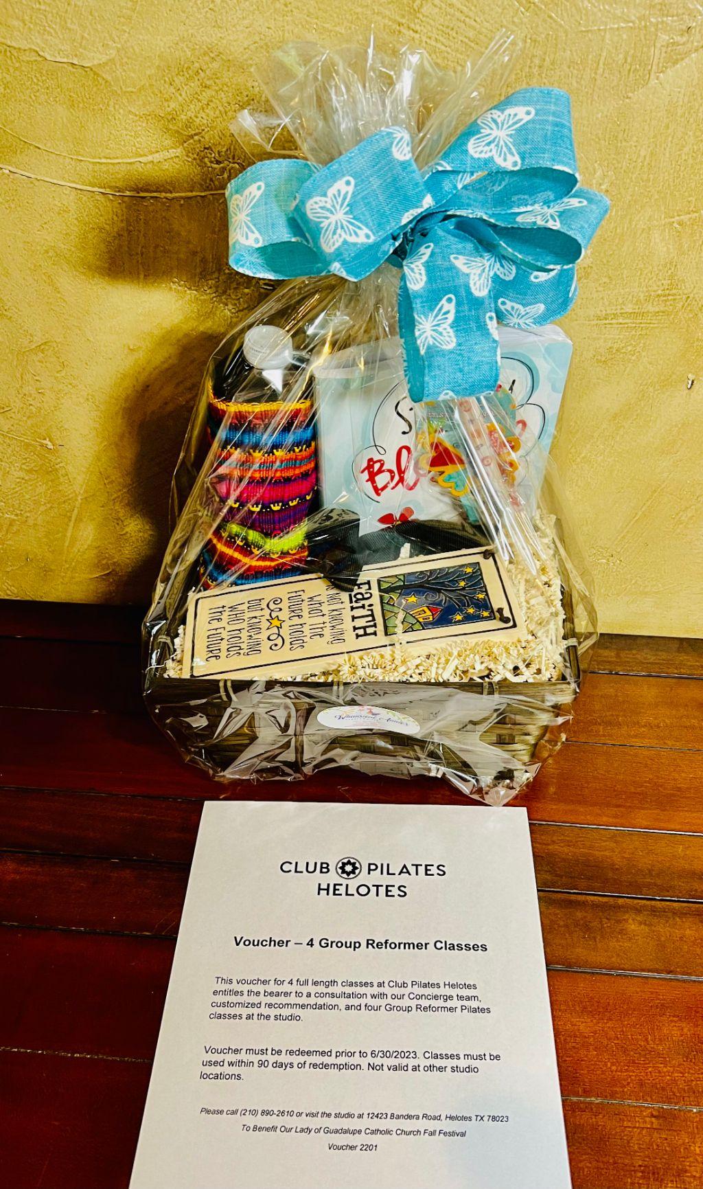 Gift Basket by Whimsical Annie's AND Club Pilates in...