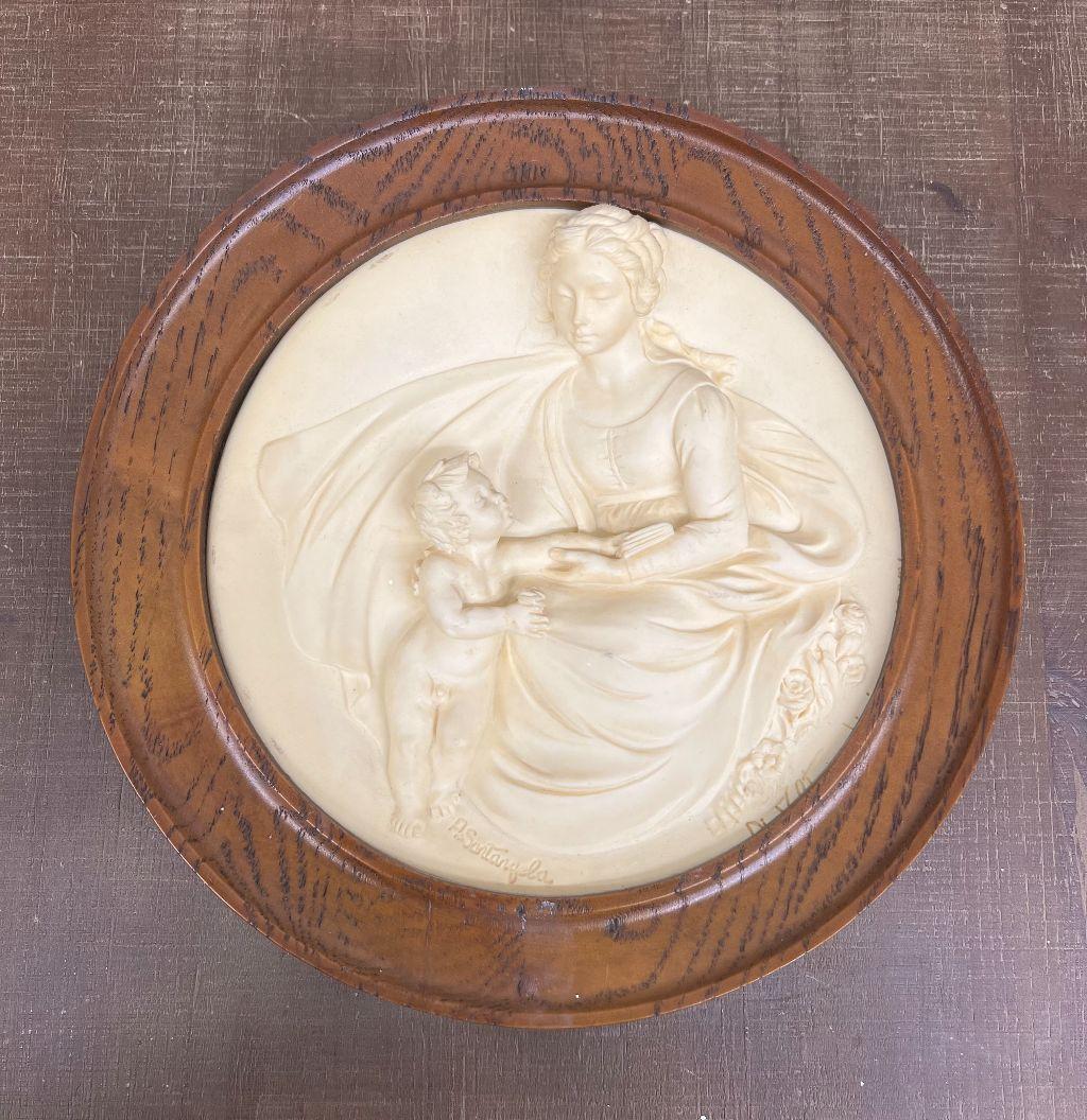 ''Madonna Tenera'' & ''Madonna Pensosa'' Ivory C...