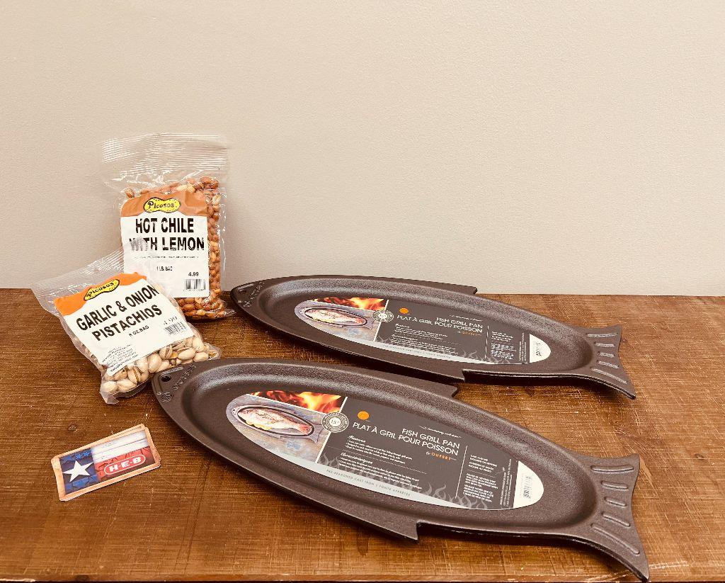 Cast Iron Fish Grill Pans & More
