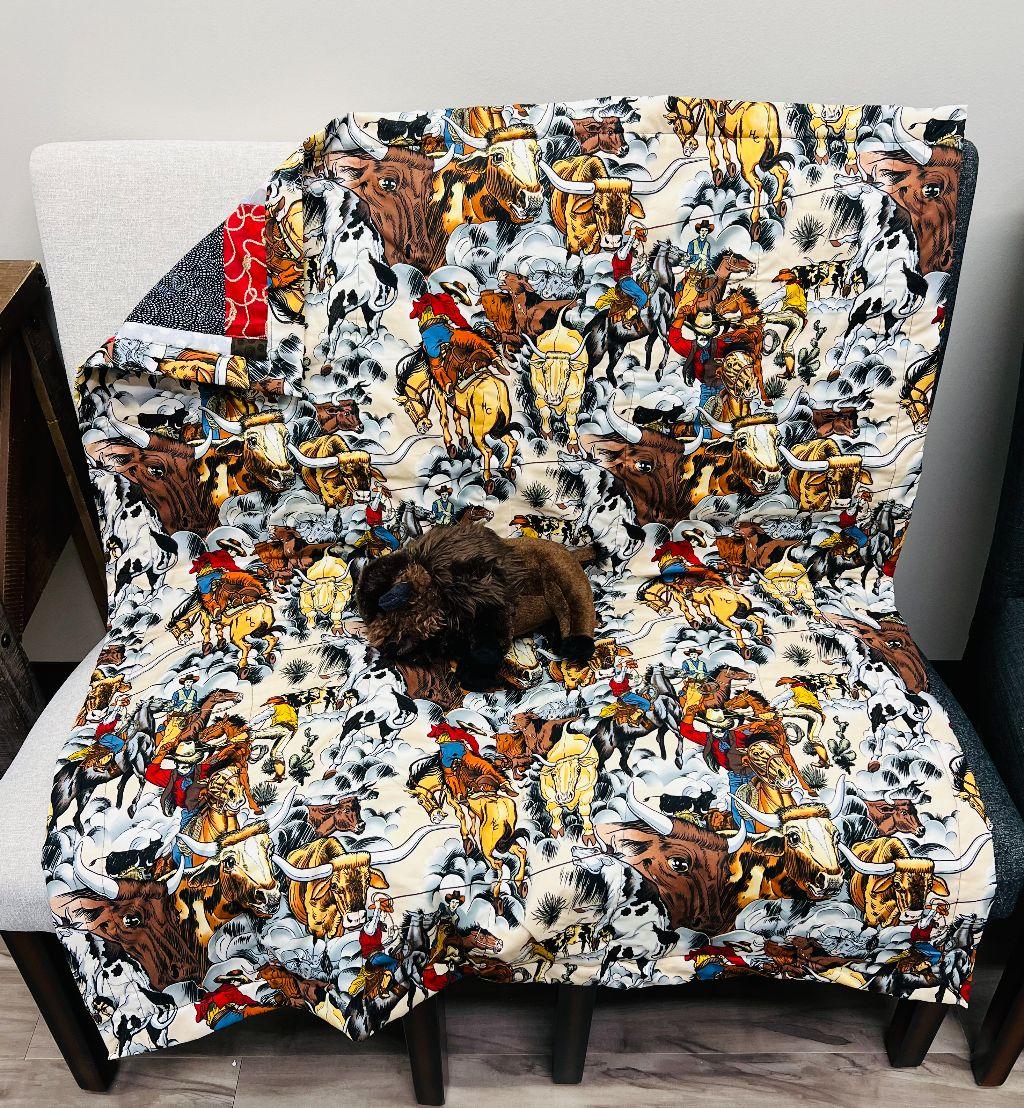 Reversible Quilt Set donated by Sewing Group