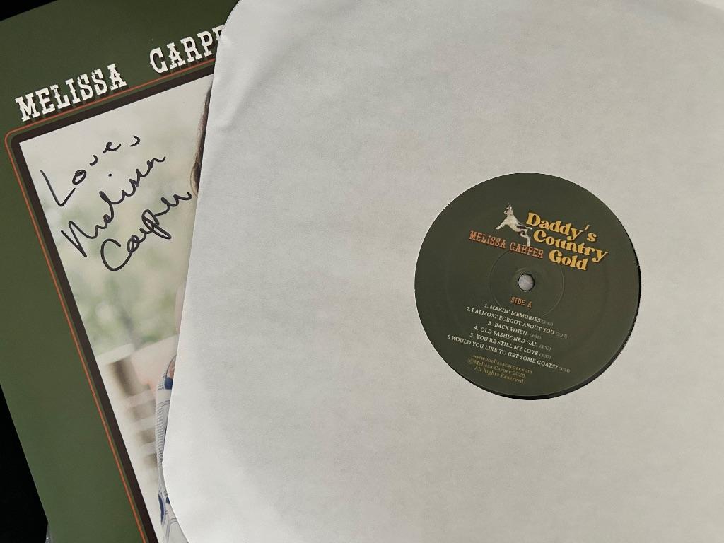 Melissa Carper Signed Vinyl Record