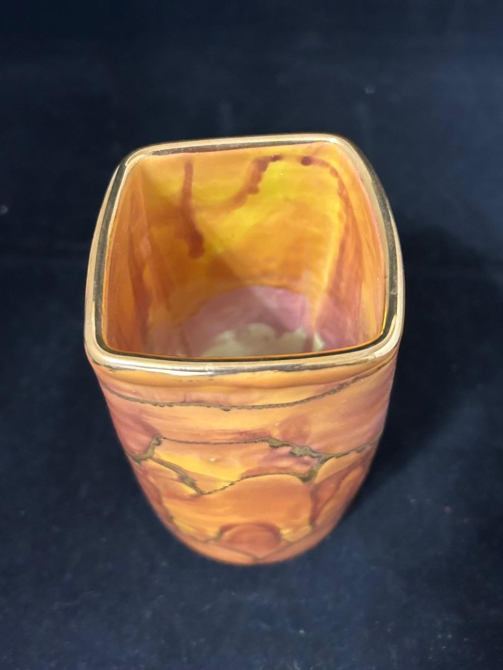 Golden Mountains Vase