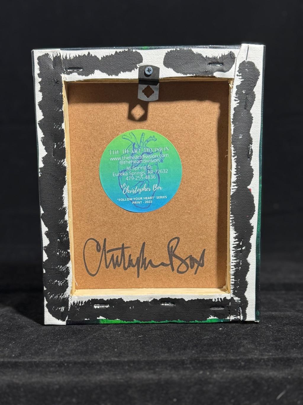 8x10 Signed Art and Candle by The Heart Division