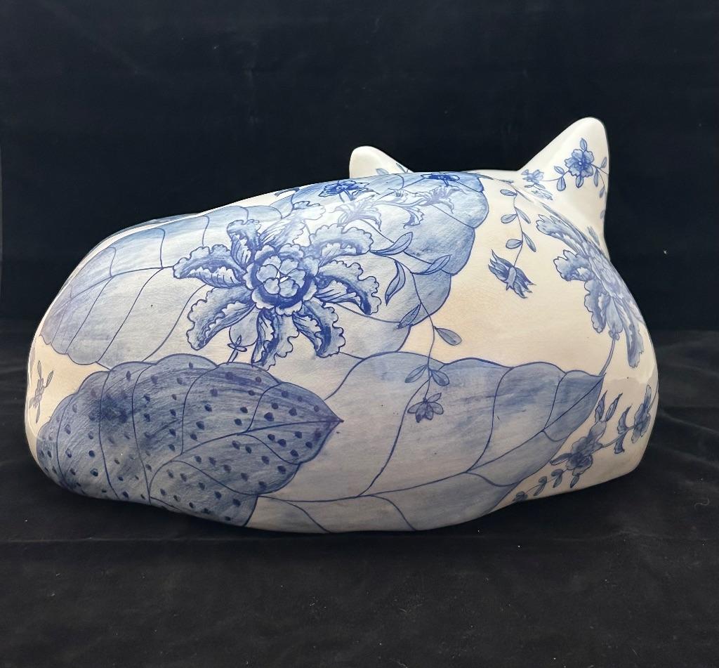 Porcelain Cat from Singapore
