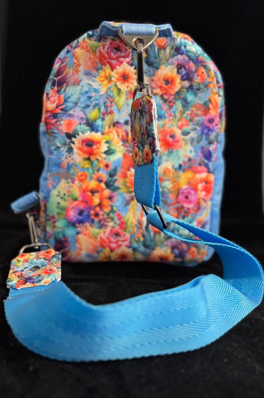 Cow Print Mini Backpack by Jeannine Lancaster