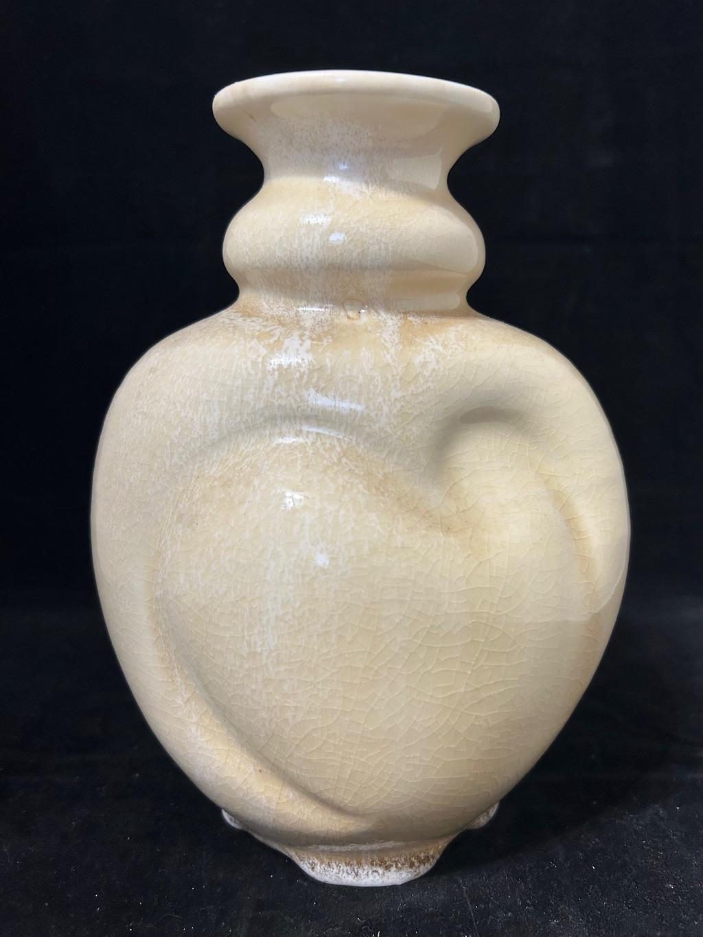 Altered Porcelain Vase by Karen Foster