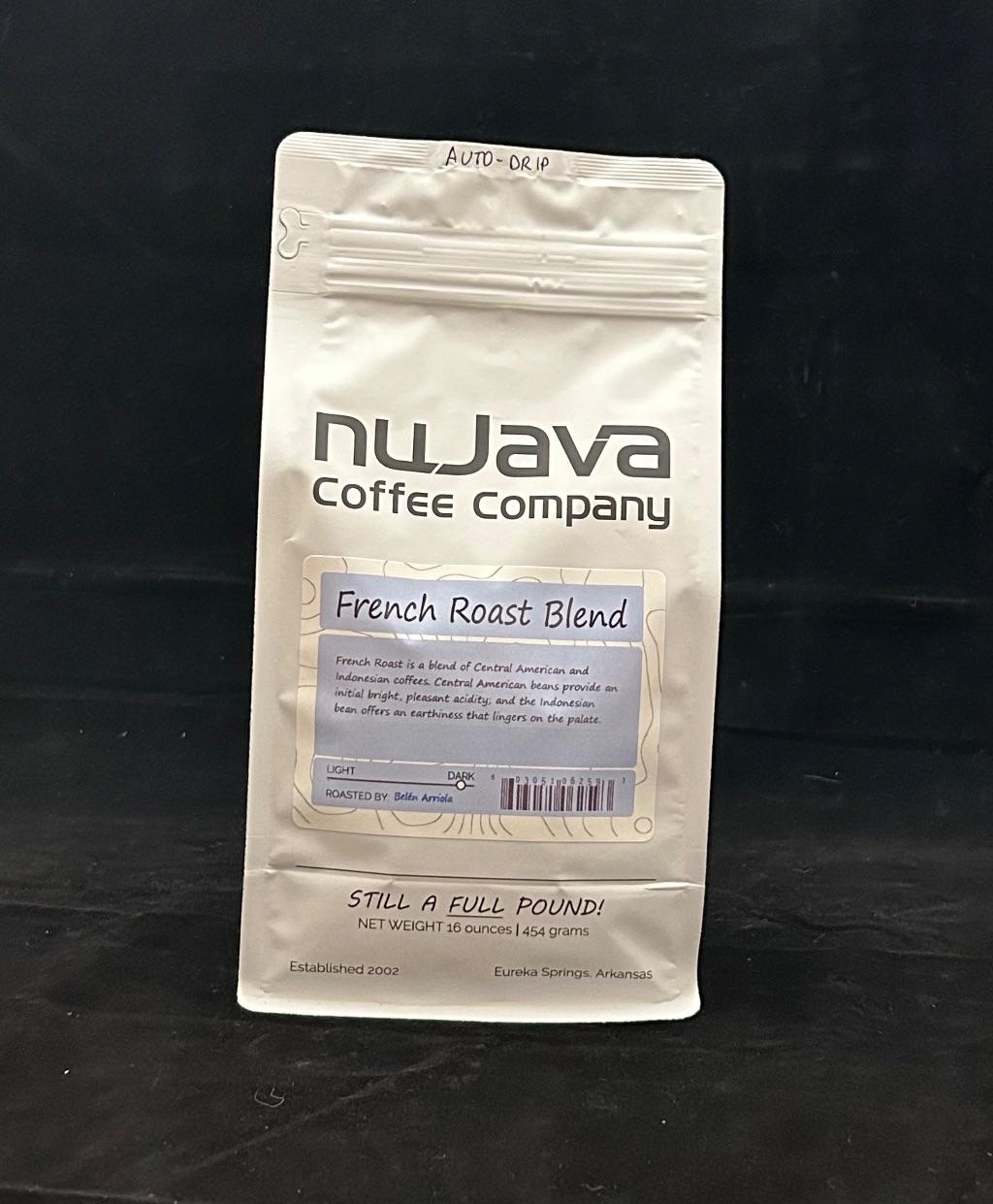 16 oz nuJava Coffee - French Roast Blend