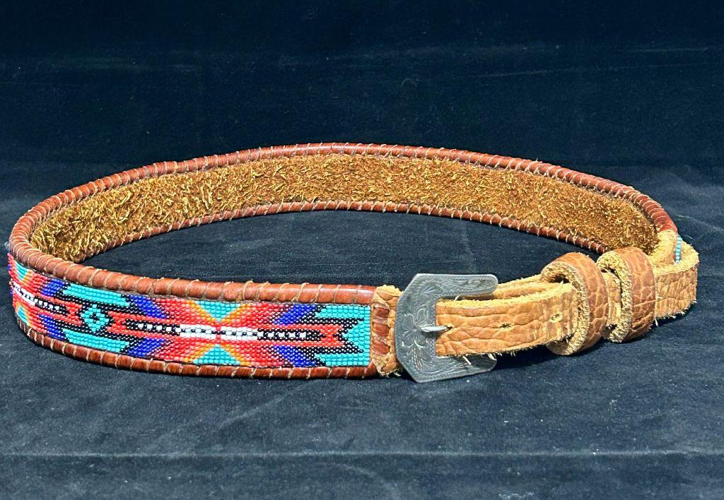 Beaded Native American Belt