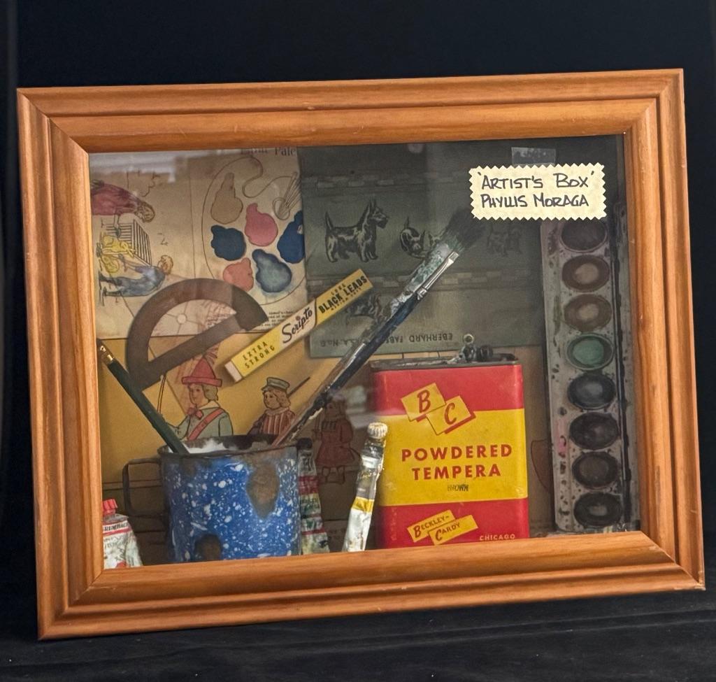 Artist Shadow Box by Phyllis Moraga