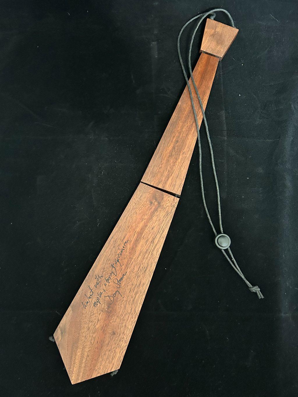 Wooden Tie by Doug Stowe