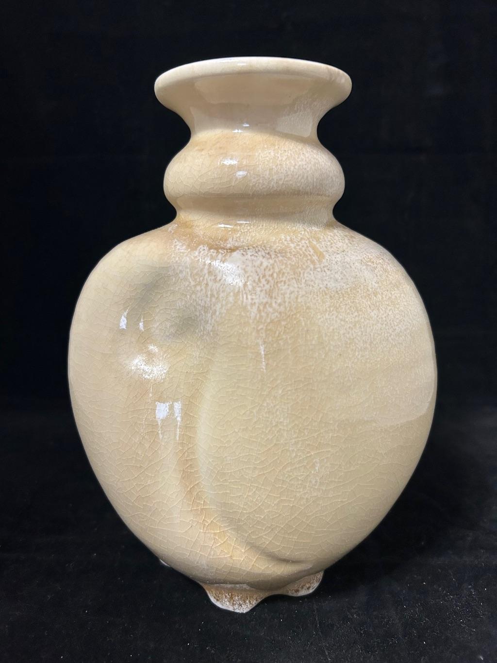 Altered Porcelain Vase by Karen Foster