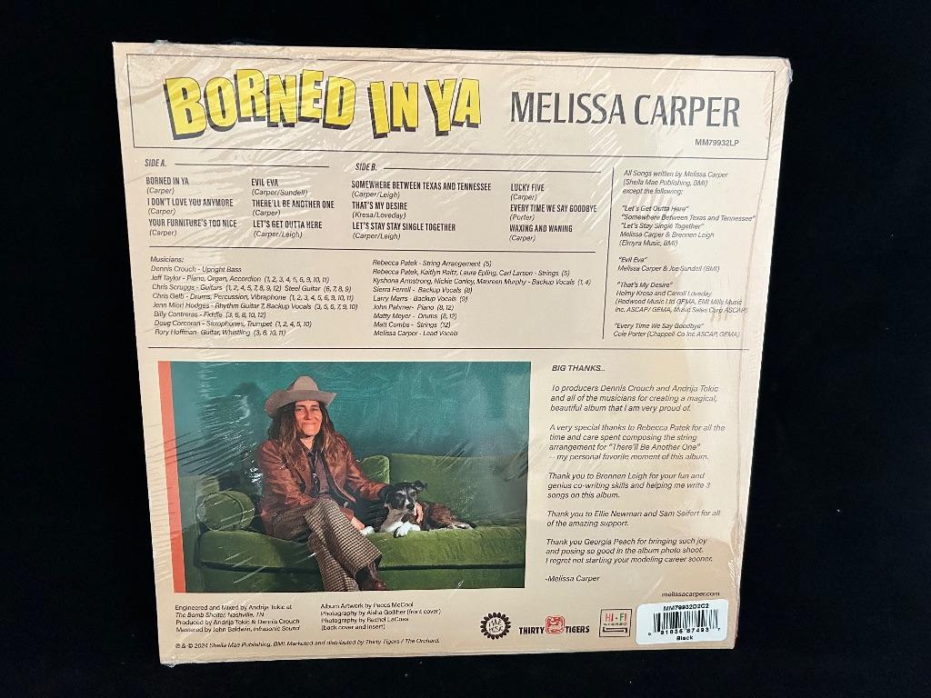 Melissa Carper Signed Vinyl Record