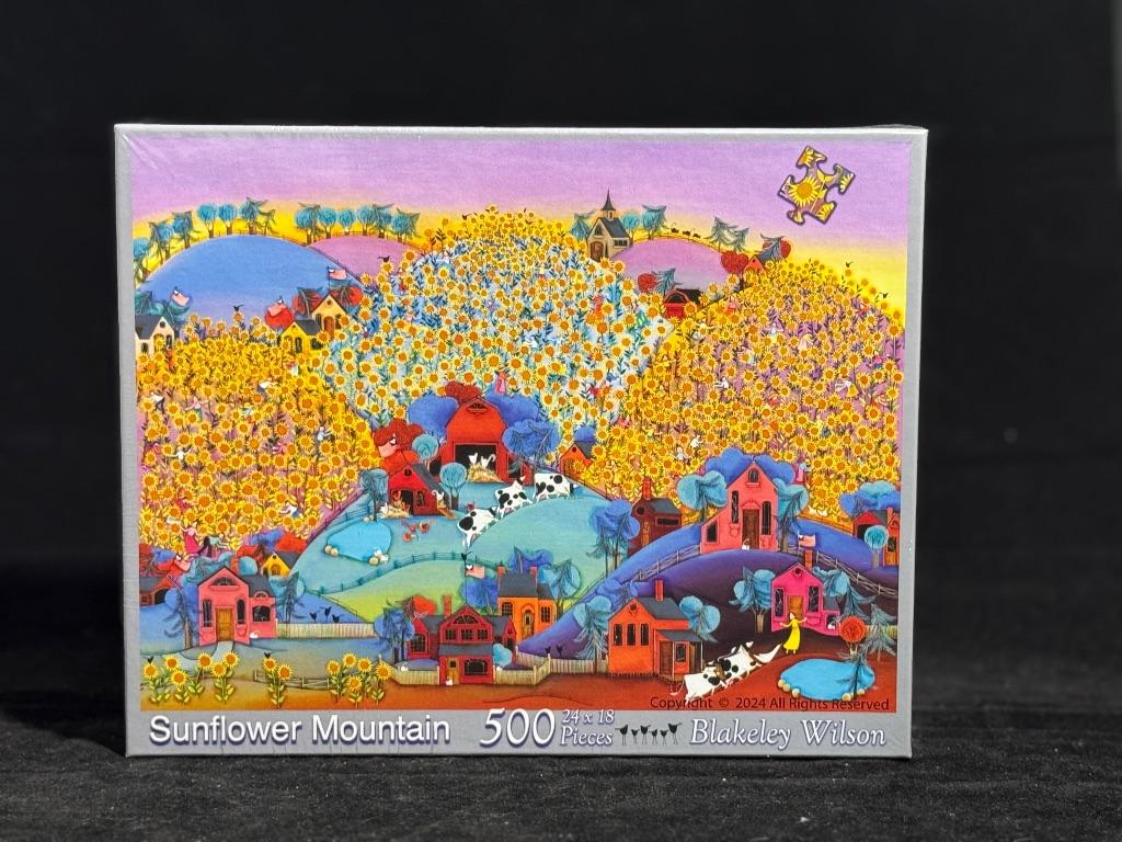 Sunflower Mountain Puzzle - Wilson & Wilson Folk...