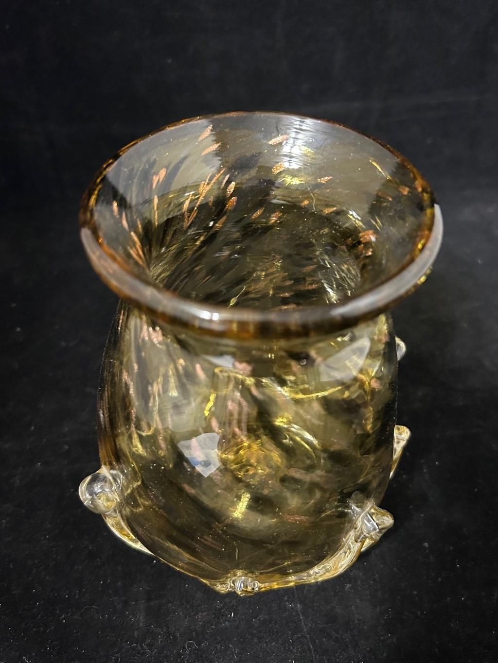Hand Blown Glass Vase