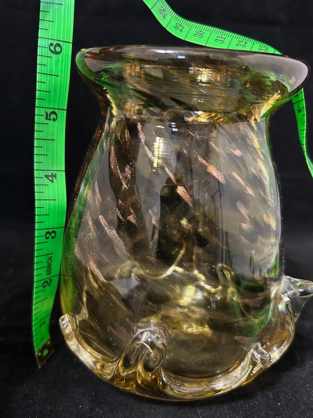 Hand Blown Glass Vase