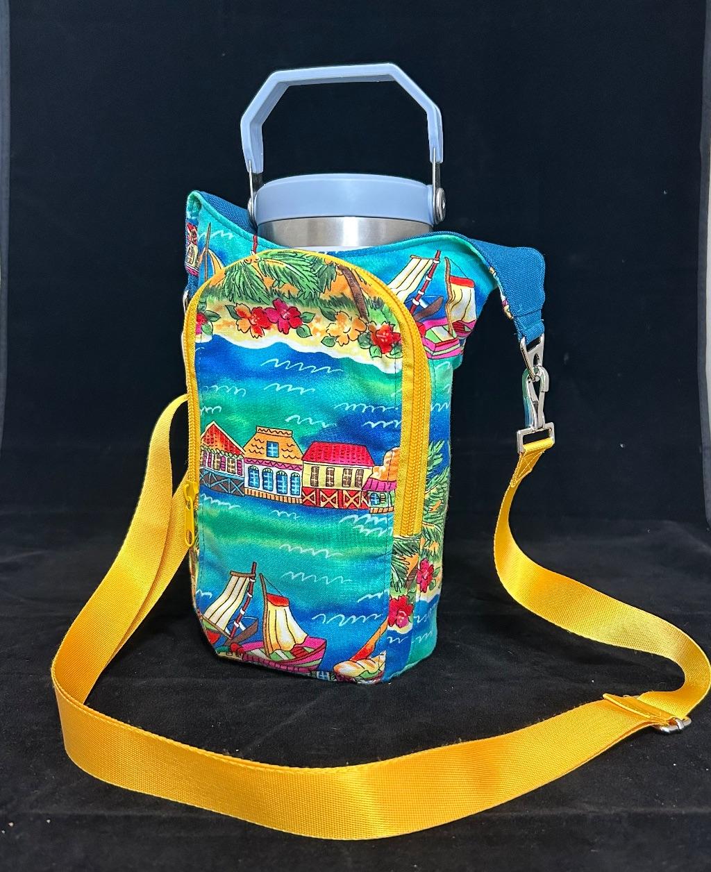 Water bottle bag - Beach Fun