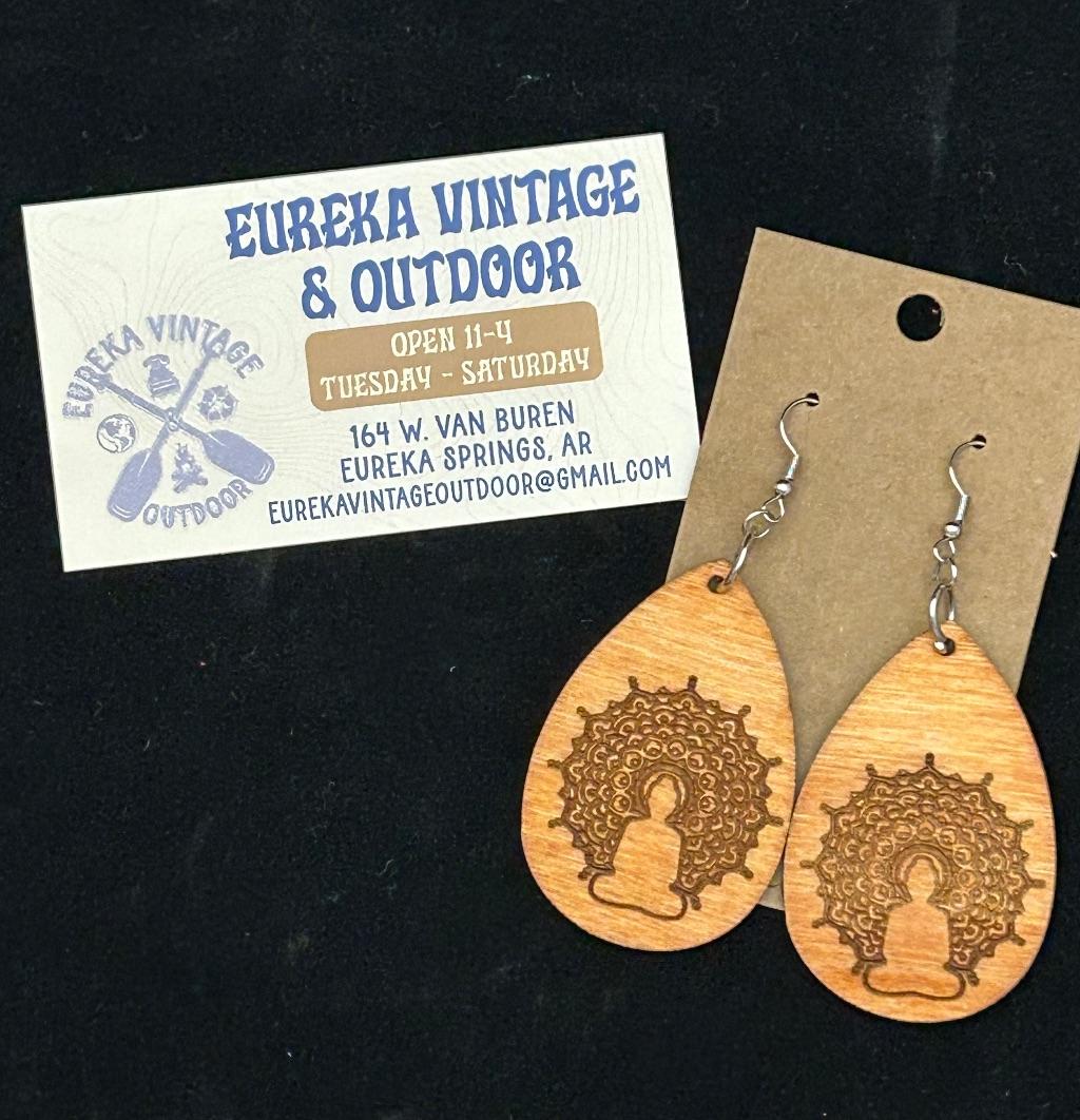 Eureka Vintage and Outdoor - Wooden Earrings