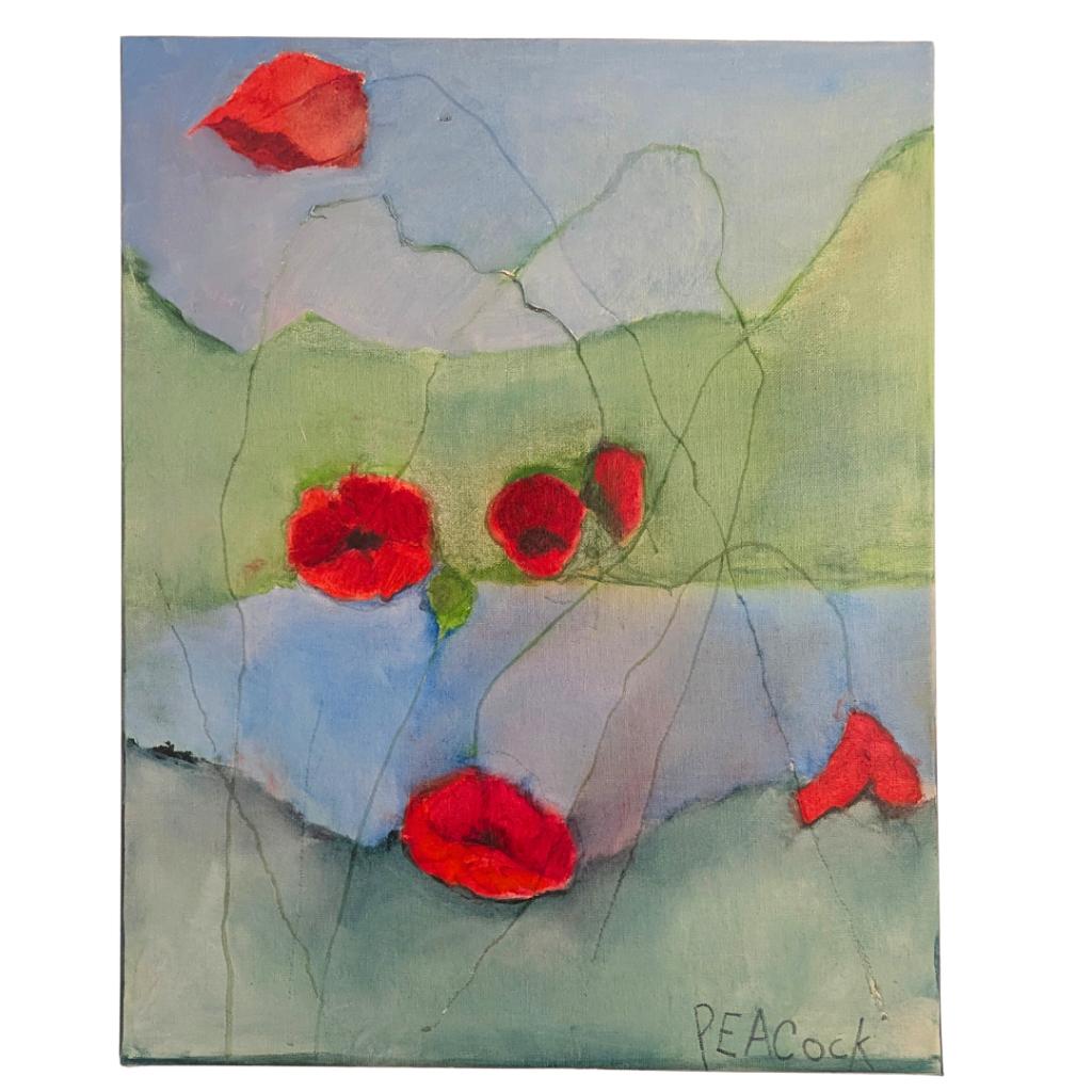 Poppy Painting by Carol Peacock