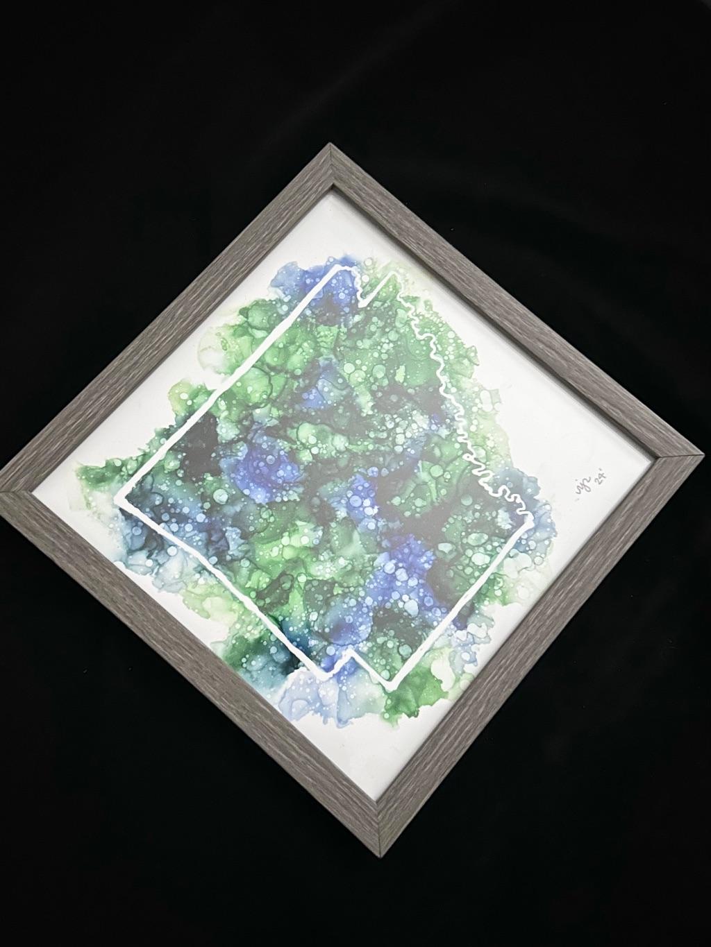 Natural State - Original Alcohol Ink by Nathina Robinson