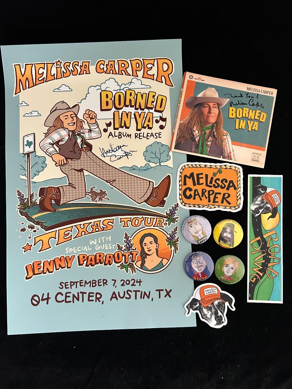 Melissa Carper Signed Merch Package #2