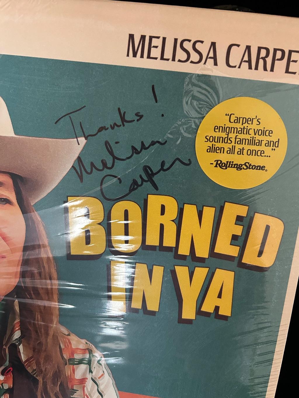 Melissa Carper Signed Vinyl Record