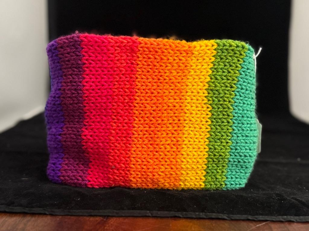 Colorful Knitted Ear Wrap