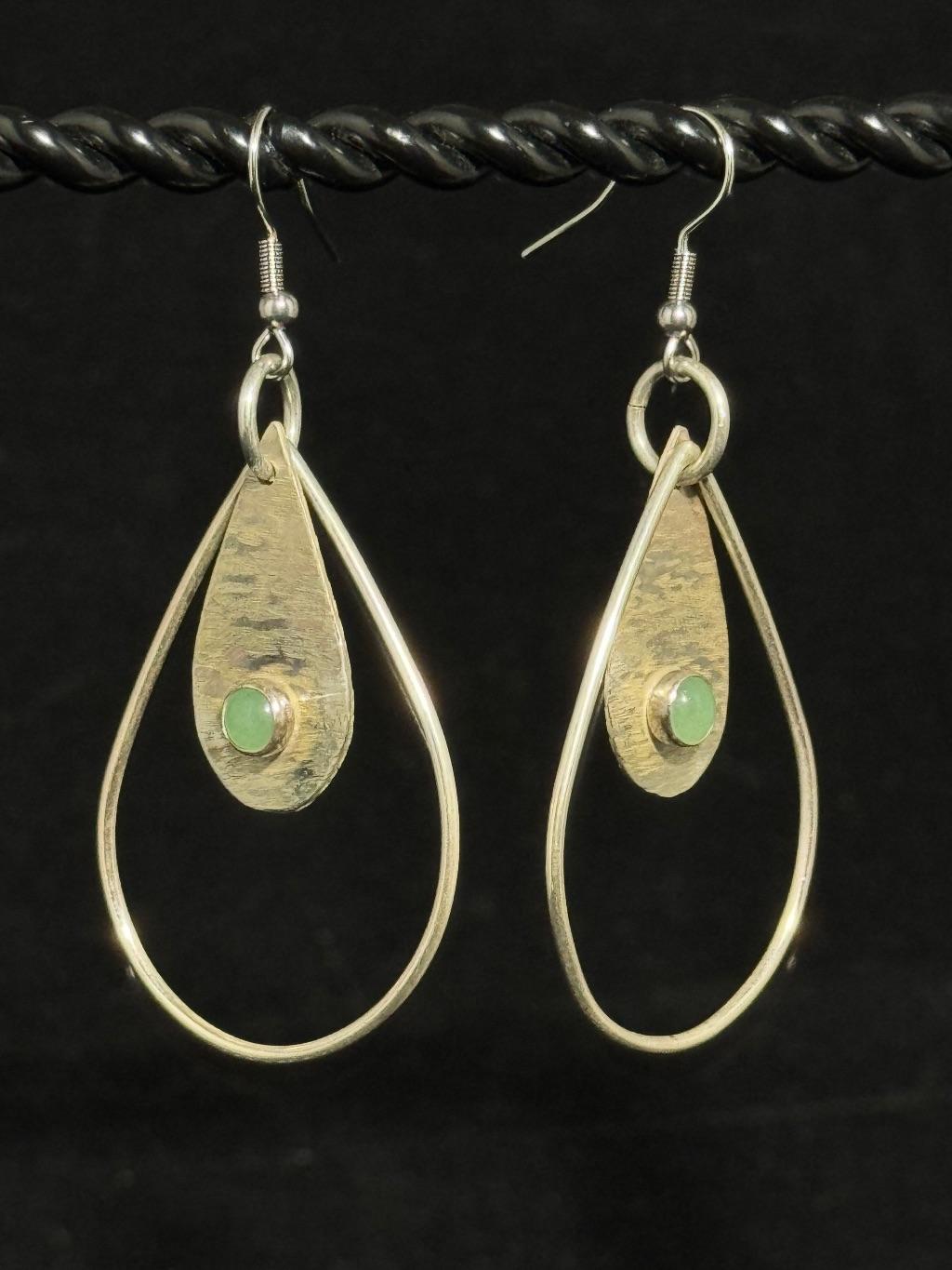 Silver Teardrop Earrings by Emily Hartley