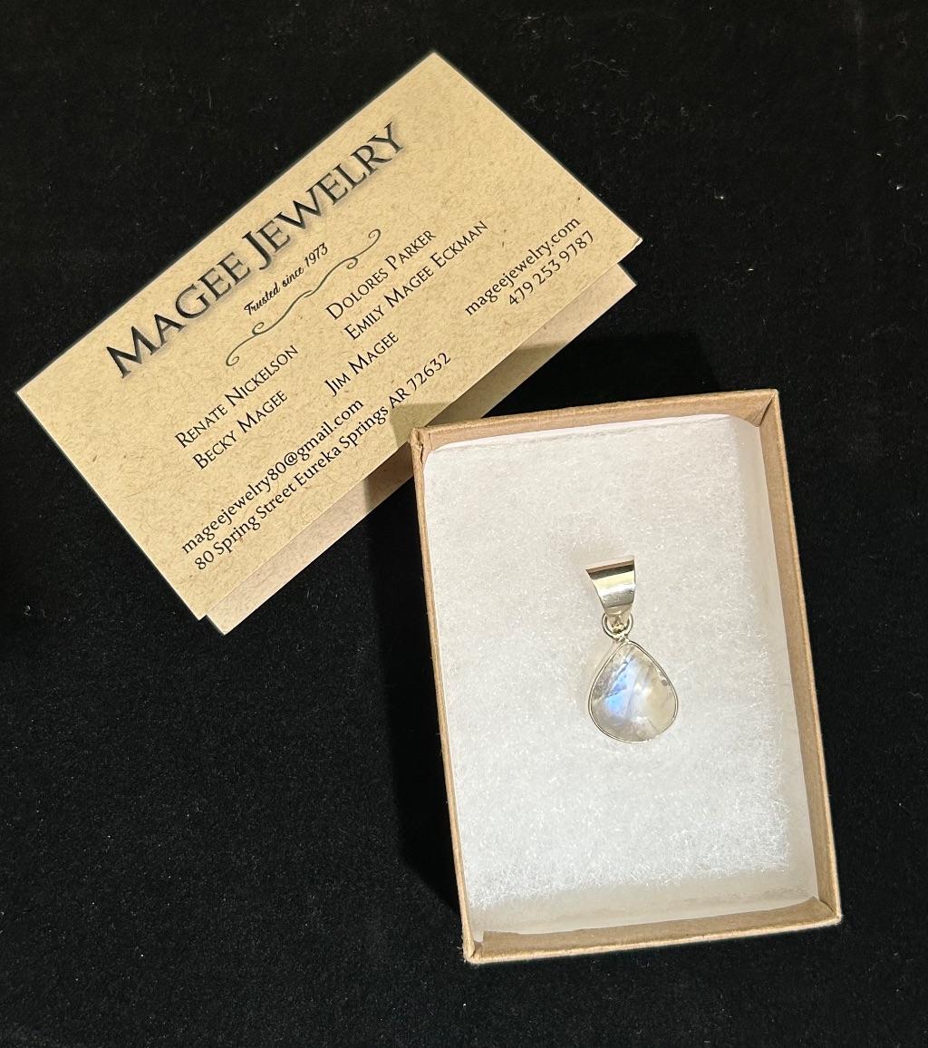 Magee Jewelry - Sterling Silver Moonstone Pendant