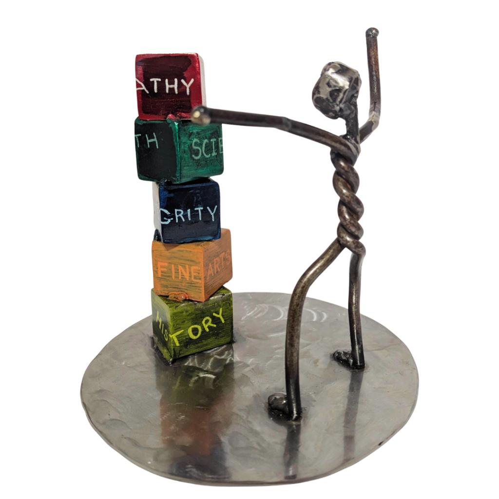 ''Building Blocks of Life'' - Repurposed Metal Sculp...