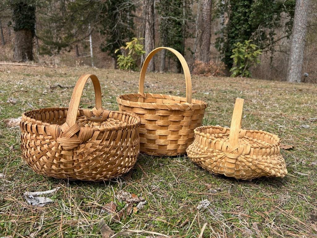 Oak Baskets - Set of 3